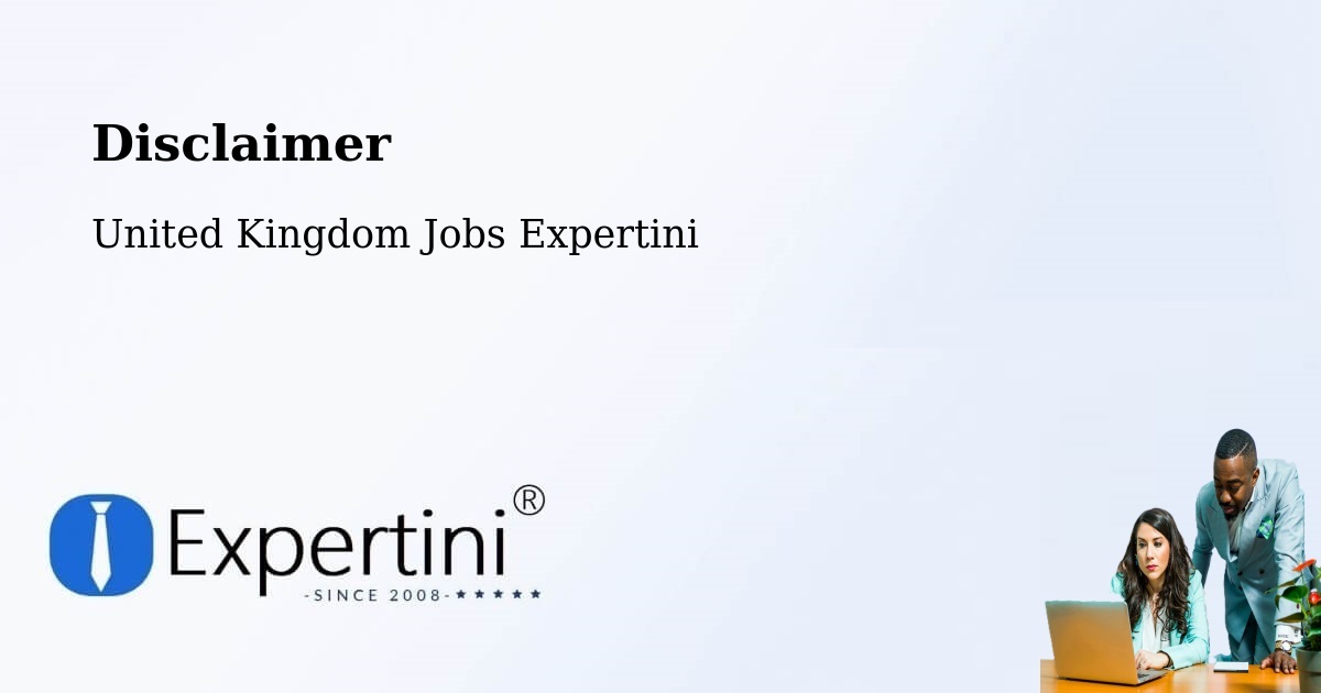 Disclaimer – Sedgefield - United Kingdom Jobs Expertini
